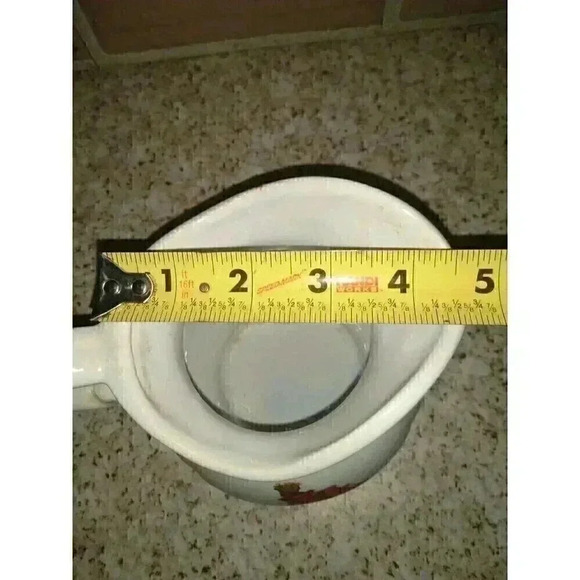 Vintage McCoy USA Ivory Small Pitcher 7528 PRETTY! - Picture 8 of 8